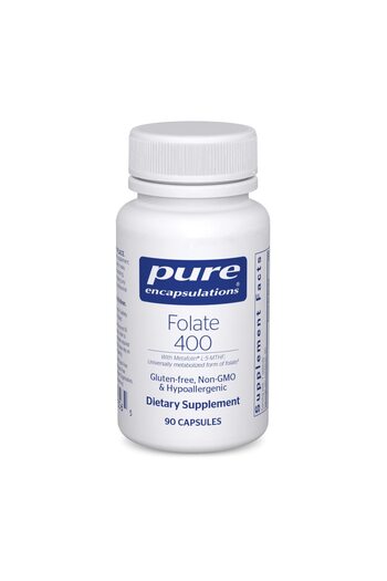 Pure Encapsulations Folate 400 | Metafolin L-5-MTHF Supplement for Cardiovascular, Cellular & Neural Health* | 90 Caps