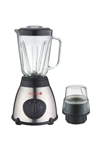 DOTS Electric Blender 500 Watts 1.5 Liters With Extra Grinder - Black