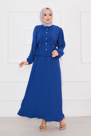 EBRUTESETTÜR Beli Shirred Hijab Double Set