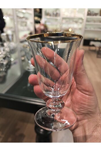 Paşabahçe Sofia Gilded 6-Piece Pandora's Box - Coffee and Water Glasses