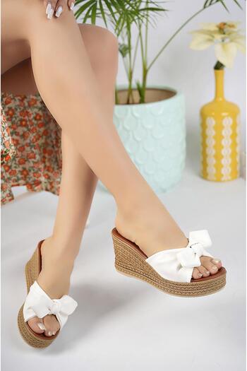 Moda Frato Papuci de damă Modafrato Pwr Bow Wedge Talpă
