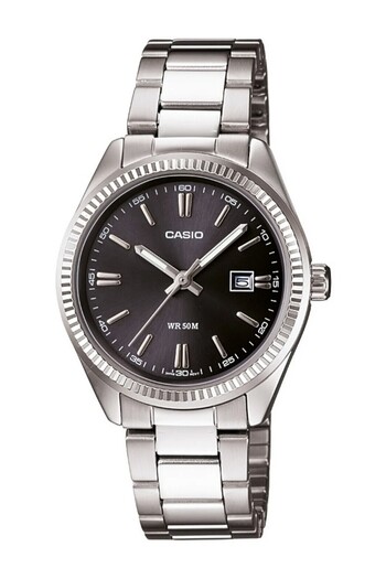 Casio Silver Color Women's Wristwatch bracelet