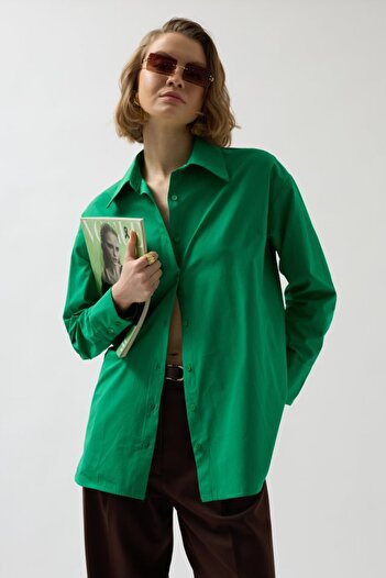 MHT STORE Eyesof Backless Lace-Up Shirt