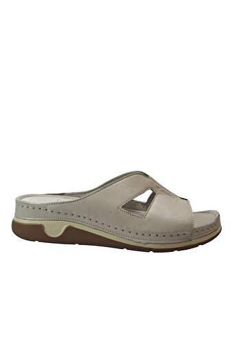 Beety 419-23 Genuine Leather Orthopedic Anatomical Women's Mother Slippers