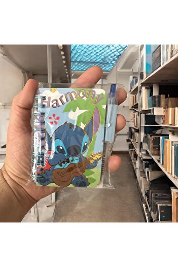VEYORA Stitch Character Notepad Set of 2 with Pen