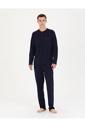 Pierre Cardin Men's Groom 5-Piece Dowry Set Boxed Pajama Suit
