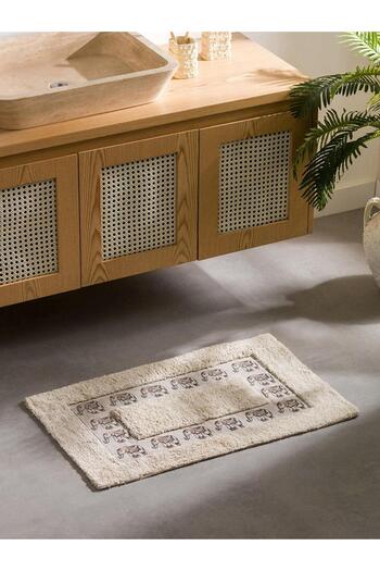 LC Waikiki LCW HOME Χαλάκι Μπάνιου Κεντημένο Ελέφαντα 50x60 εκ