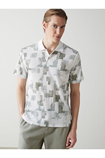 LC Waikiki Ανδρικό μπλουζάκι με κοντό μανίκι LCW Vision Polo γιακά (S5)