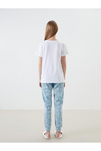 LC Waikiki LCW DREAM  V Yaka Çiçekli Kadın Pijama Takımı