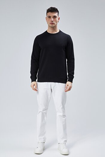 DOSXX Peter 1St Quality Combed Cotton Polyester 0 Collar Men's Sweatshirt