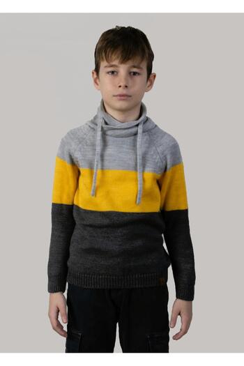 ALEXANDERGARDI ALEXANDERGARDİ HALF-GRILLED SWEATER CHILDREN'S SWEATER (C23-7107)