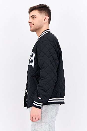 Champion Men Sportswear Fit Long Sleeves Outdoor Jacket, Black