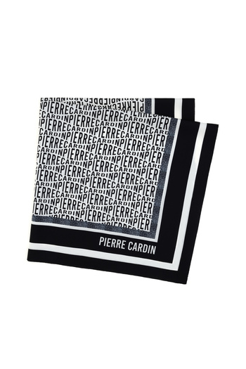 Pierre Cardin Black Silk Scarf 50309589 -Vr046