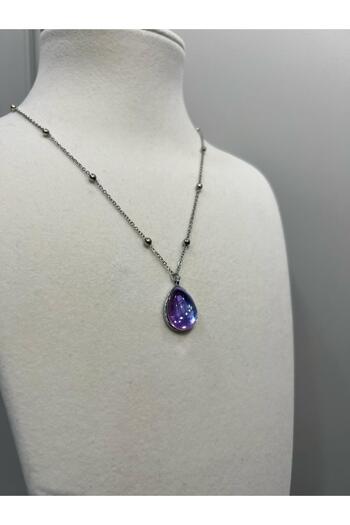 Store Color Changing Steel Drop Necklace Large Size