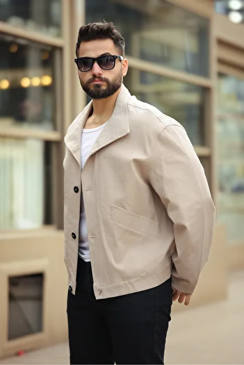 RHONES Men's Spring Judge Collar Gabardine Jacket
