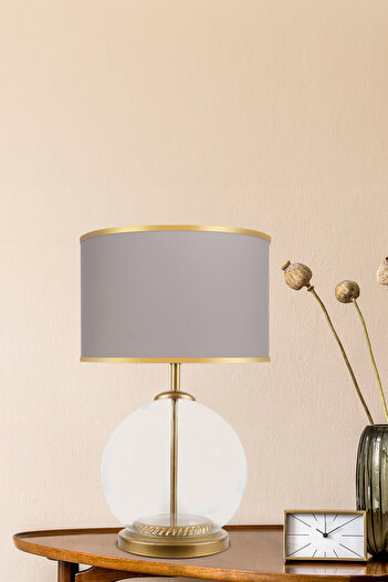 MINIMAL ETICARET VE BILGI TEKNOLOJILERI Synergy Gold Glass Lampshade