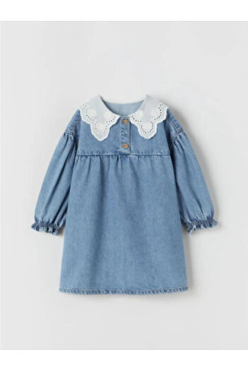 Kids Blugi din denim pentru fete Rochie albastru deschis
