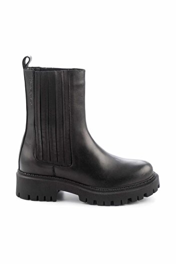 Hush Puppies Black Hakiki Deri Kadın Bot & Bootie Hp0144182403