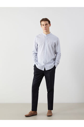 LC Waikiki Standard Pattern Linen Blended Men's Trousers