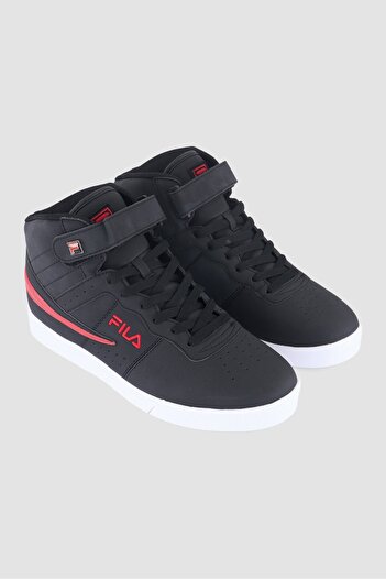 Fila Men Vulc 13 Matte High Cuff Velcro Closure Outdoor Shoes, Black