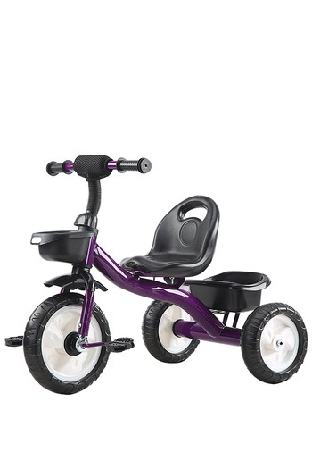 Ma Baby Tricycles for Kids, with Storage Basket, Adjustable Seat, Trike for 1-6 Years Boys and Girls