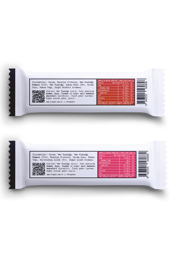 FROPİE Fropie Vegan High Protein Bar Set of 12 - Peanut Butter & Strawberry & Cocoa Nibs