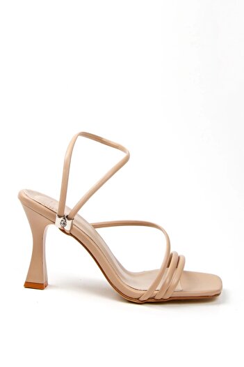 Satenora Vina Nude Thin Heeled Sandals