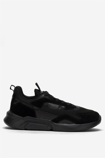 Liger Men's Daily Comfortable Walking Sports Shoes Black - Smoked