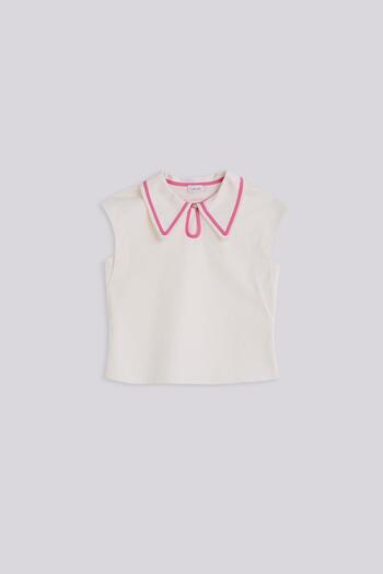 Lia Lea Bg Store Girls Off-White Μπλούζα