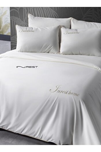 INREST Kateri Single Duvet Cover Set (Without Filling) Cotton 100% Single Size 160x230 cm - 4 Pcs