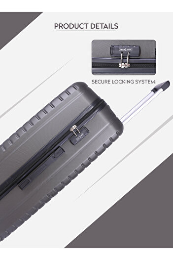 PARAJOHN Spiral 28-Inch (Large) ABS Hard Case Checked-In Luggage Trolley Bag with 4 Spinner Wheels and Lock