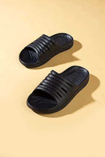 Pembe Potin Unisex Navy Blue Eva - Comfortable Sea and Beach Sandals