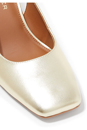 Kurt Geiger Perspex Topuklu Şeffaf Slingback Ayakkabı 90