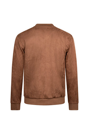 Hatemoğlu Коричневий Regular Fit Bomber Yaka Сезонний Пальто