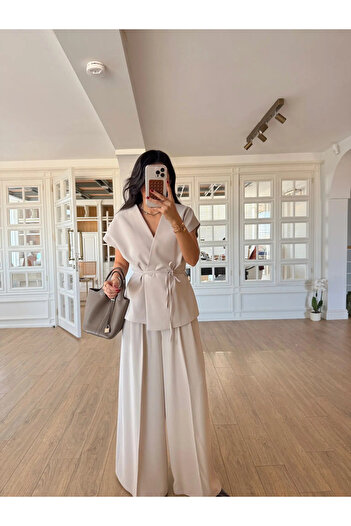 My Blog Stone Juana Vest Trousers Suit - 8597