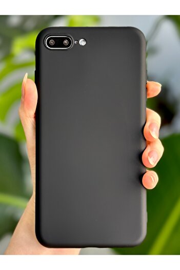 Go Aksesuar Iphone 7 Plus and 8 Plus Compatible Inside Velvet Flexible Silicone Stain Resistant Launch Case
