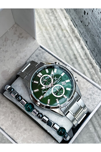 Daniel Klein Men's Luxury Steel Wristwatch - Active with All Functions, Bracelet Gift