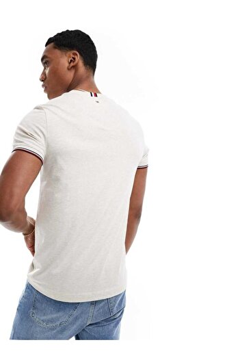 Tommy Hilfiger TIPPED CUFF LOGO REGULAR SLIM FIT T-SHIRT