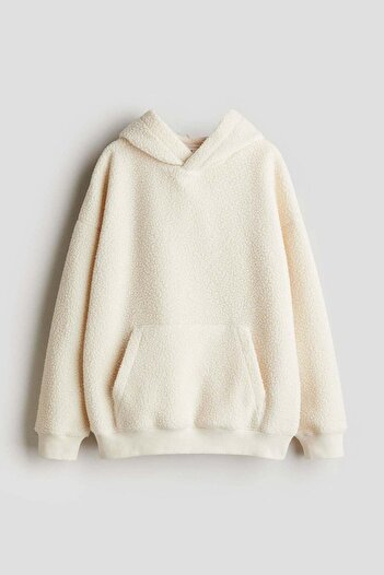 H&M Loose-fit teddy hoodie