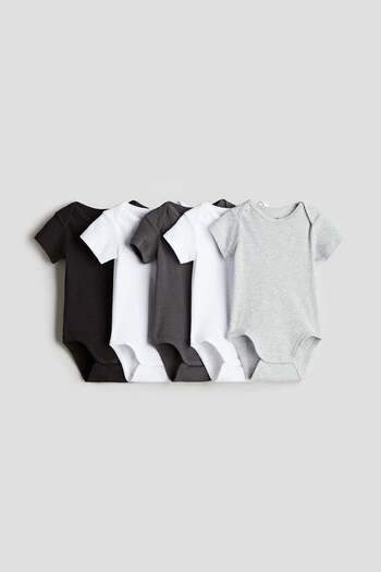 H&M 5-pack cotton bodysuits