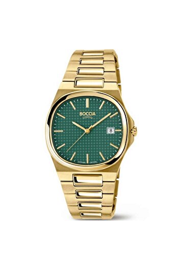 Boccia Mens Watch 3657-05, Quartz, 39mm, 5ATM