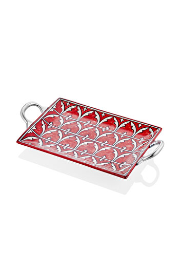 The Mia Corallo Serving Tray Red 47x27 cm