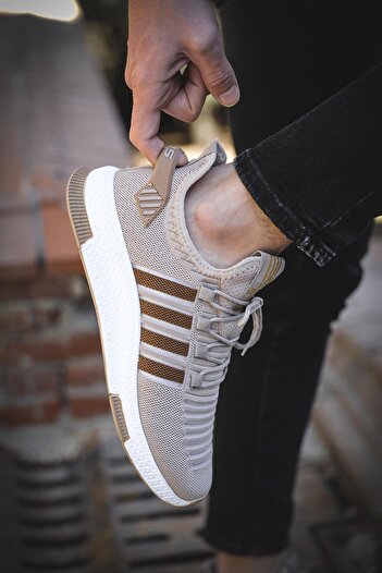 Oksit Ald Şerit Detaylı Kalın Taban Erkek Sneaker