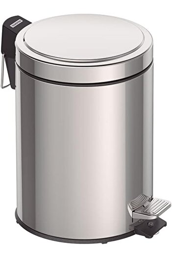 TRAMONTINA Since 1911, Made In Brazil - 5l Stainless Steel Pedal Trash Bin With A Removable Internal Bucket
