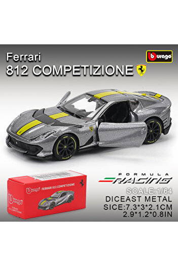 Choice4 812 COMPETIZIONE Bburago1:64 Ferrari E812 COMPETIZIONE Model Small Collection Car Alloy Model Toy Gi