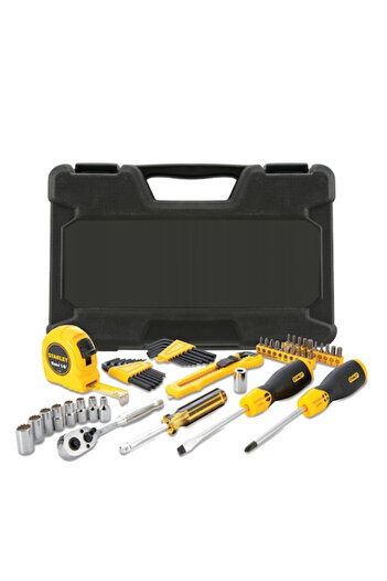 Stanley 51-Piece Bi-Material Durable Mixed Tool Set with Kitbox
