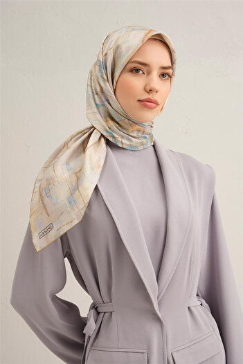 Armine 2025 ΆΝΟΙΞΗ - ΚΑΛΟΚΑΙΡΙ - DJ PURE SILK SCARF ( SURA)-9339