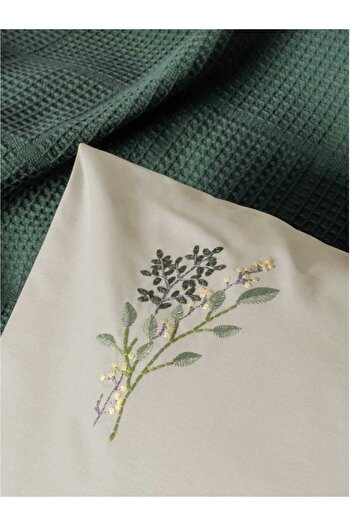 Cotton Box Spin Single Pique Set Sophia Green