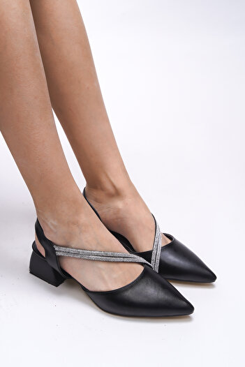 Riccon Women's High Heels - Phayeshia 0012112   Black Skin