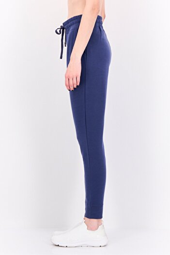 Hype Women Regular Fit Solid Jogger Pants, Slate Blue